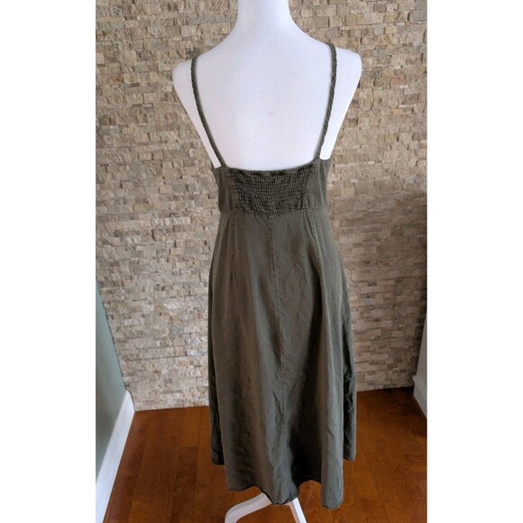 Zara Boho Indie Chic Nature Fairy Cottage Minimalist Granola Neutral Dress - Picture 5 of 15
